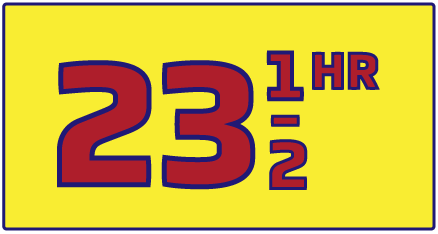 23 and half hour image
