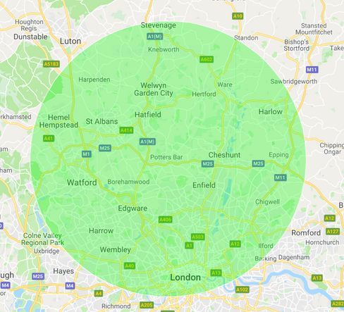 Areas We Cover